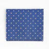 Blue Small Wallet In Silk And Leather