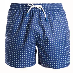 Blue Swim Shorts- Large Patterns