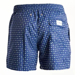 Blue Swim Shorts- Large Patterns