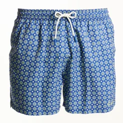 Blue Swim Shorts- Large Patterns