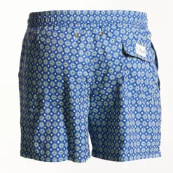 Blue Swim Shorts- Large Patterns