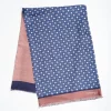 Bluette And Pink Double Silk Scarf