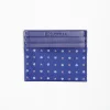 Bluette Leather And Silk Credit Card Holder - 5 Compartments