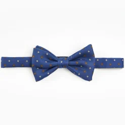 Bluette Pre-Knotted Silk Bowtie - Small Flower Pattern