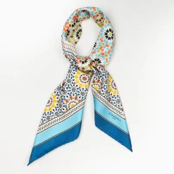 Bluette Silk Scarf 90 - Mosaic