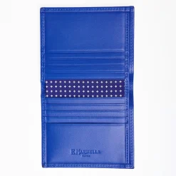 Bluette Small Wallet In Silk And Leather