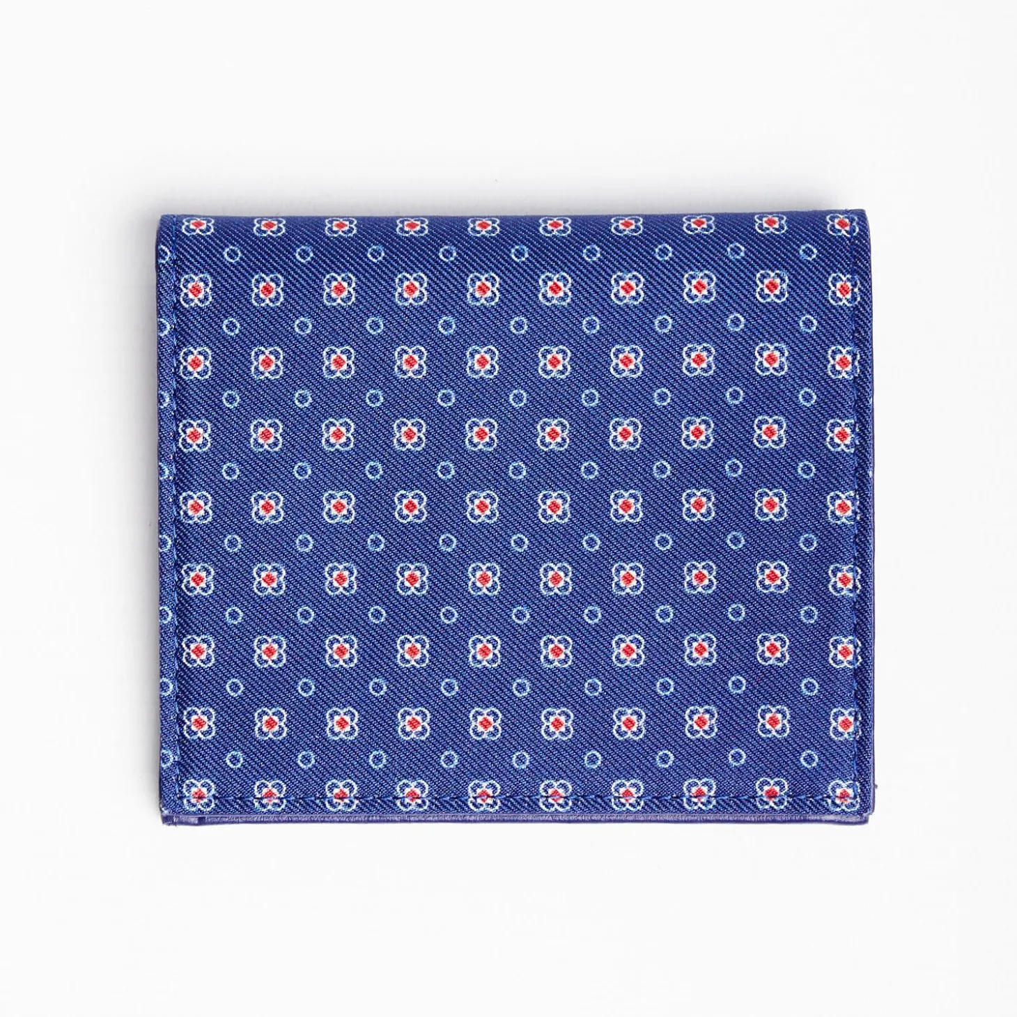 Bluette Small Wallet In Silk And Leather