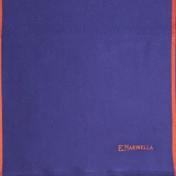 Bluette Solid Colour Scarf With Contrasting Edge