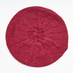 Braided Basque In Burgundy Cashmere