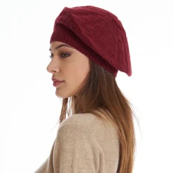 Braided Basque In Burgundy Cashmere