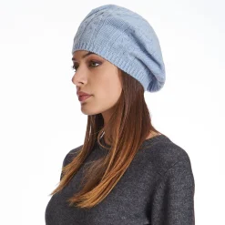 Braided Basque In Light Blue Cashmere