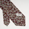 Burgundy Archivio Collection Silk Tie 1938_04