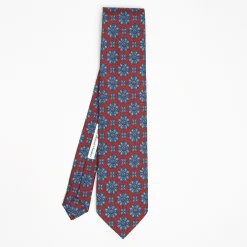 Burgundy Archivio Collection Silk Tie 1946-02