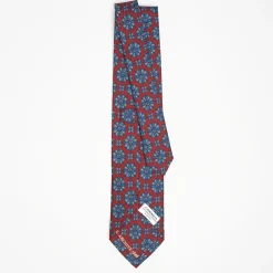 Burgundy Archivio Collection Silk Tie 1946-02