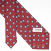 Burgundy Archivio Collection Silk Tie 1989-05