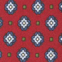 Burgundy Archivio Collection Silk Tie 1989-05