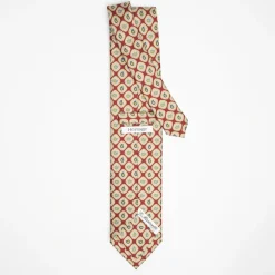 Burgundy Collection Heritage Silk Tie - Paisley Pattern