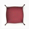 Burgundy Large Leather Vide00A0Poche