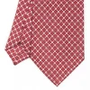 Burgundy Sartorial Classic Silk Tie - Small Flower Designs