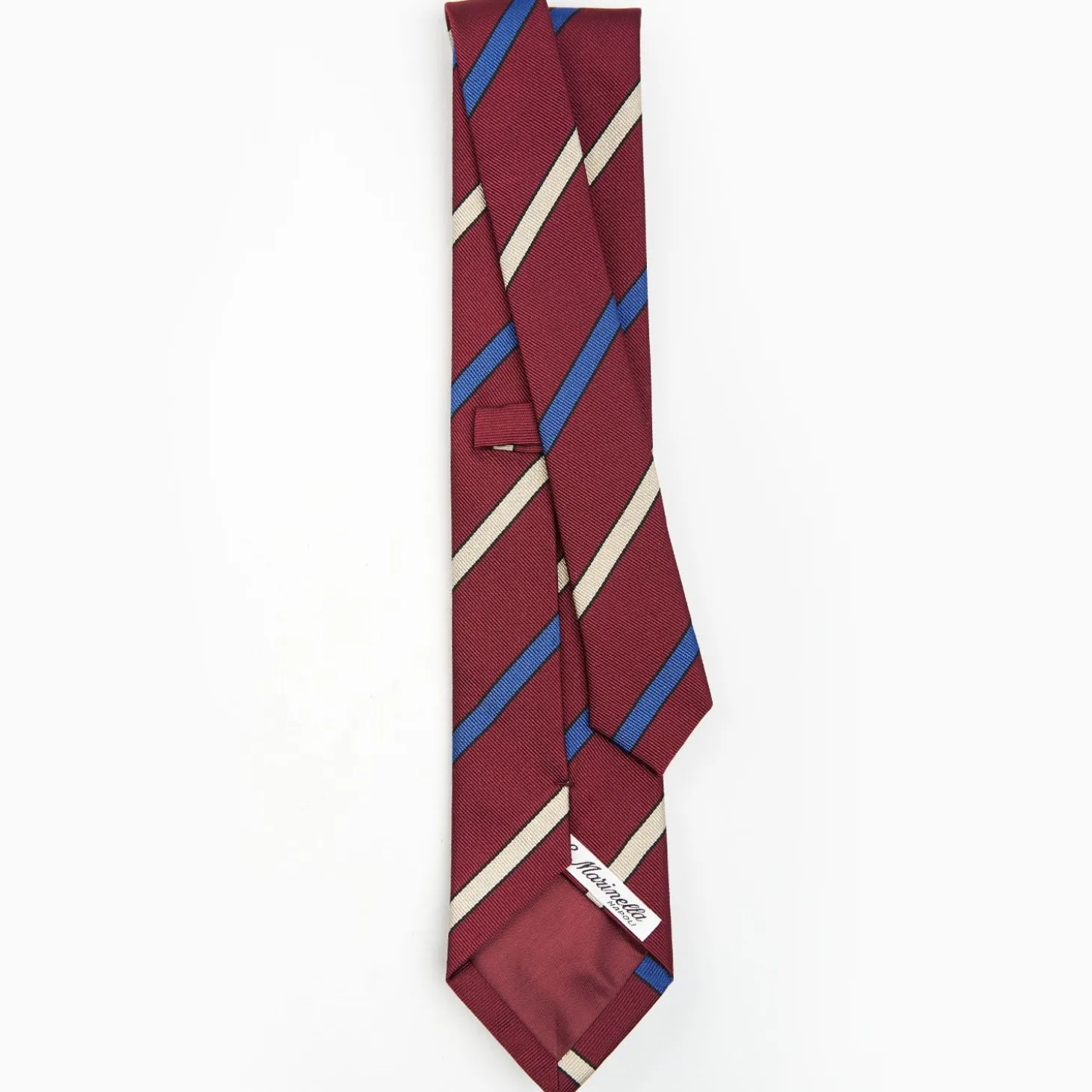 Burgundy Sartorial Striped Tie