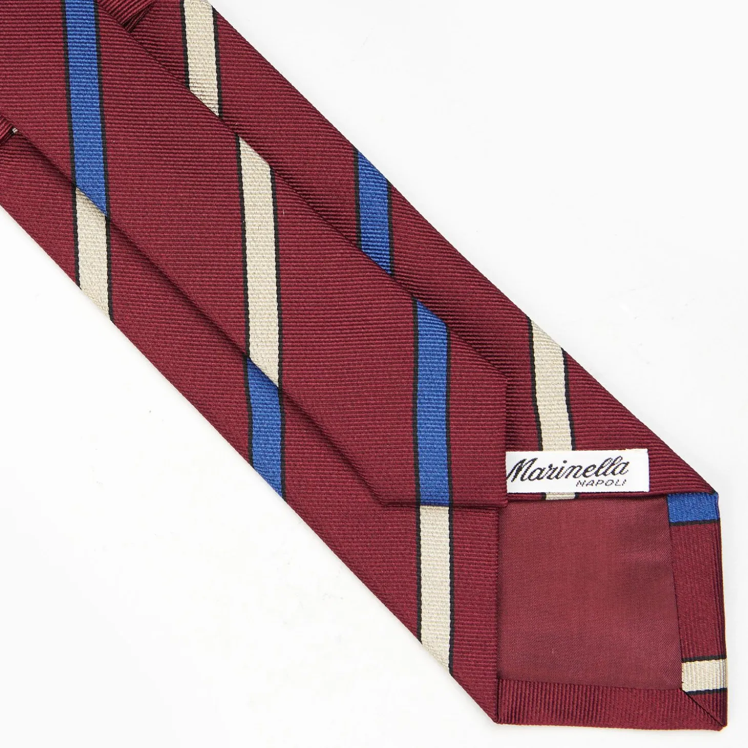 Burgundy Sartorial Striped Tie