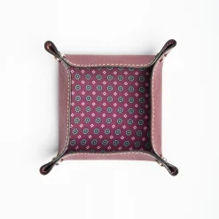 Burgundy Small Leather Vide00A0Poche