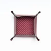 Burgundy Small Leather Vide00A0Poche