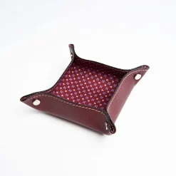Burgundy Small Leather Vide00A0Poche