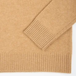 Camel Cashmere Turtleneck