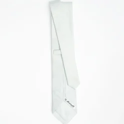 Cerimonial Solid Light Green Silk Satin Tie