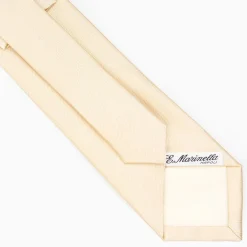 Cerimonial Solid Yellow Silk Satin Tie