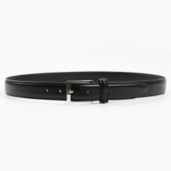 Classic Black Leather Belt 30 Mm