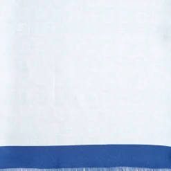 Dark And Light Blue Double Silk Scarf