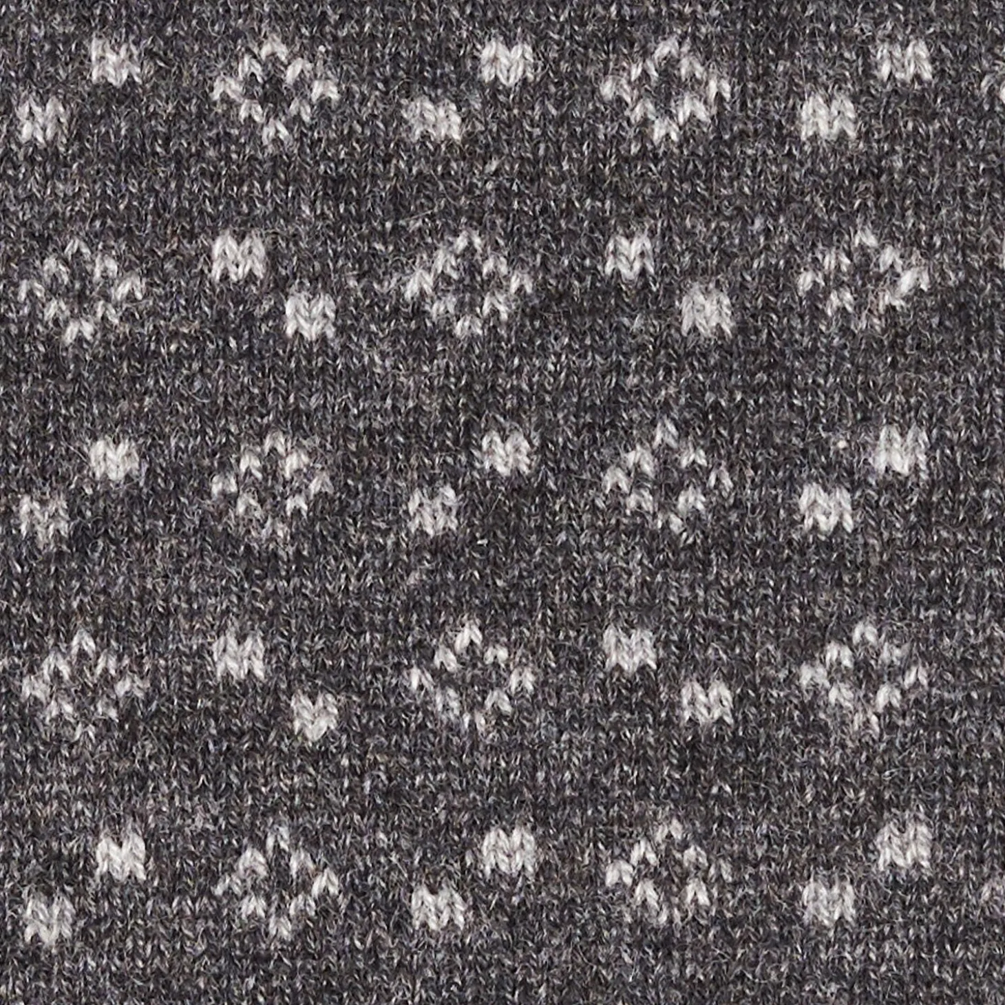 Dark And Light Grey Two-Tone Cashmere Neck Warmer