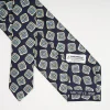 Dark Blue Archivio Collection Silk Tie 1930-01