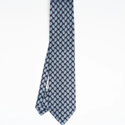 Dark Blue Archivio Collection Silk Tie 1938-1-02