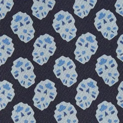Dark Blue Archivio Collection Silk Tie 1938-1-02