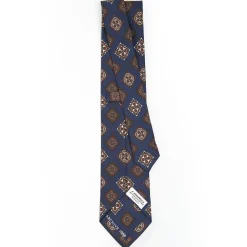 Dark Blue Archivio Collection Silk Tie 1988-02