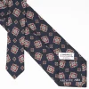 Dark Blue Archivio Collection Silk Tie 1984-02