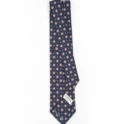 Dark Blue Archivio Collection Silk Tie 1989-02