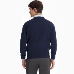 Dark Blue Cashmere Sweatshirt