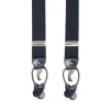 Dark Blue Plain Colour Braces
