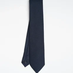 Dark Blue Sartorial Granadine Silk Tie