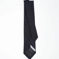 Dark Blue Sartorial Granadine Silk Tie
