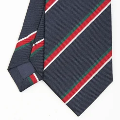 Dark Blue Sartorial Striped Tie