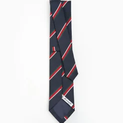 Dark Blue Sartorial Striped Tie