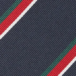 Dark Blue Sartorial Striped Tie
