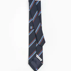 Dark Blue Sartorial Striped Tie