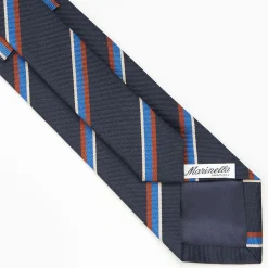Dark Blue Sartorial Striped Tie