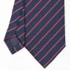 Dark Blue Sartorial Striped Tie